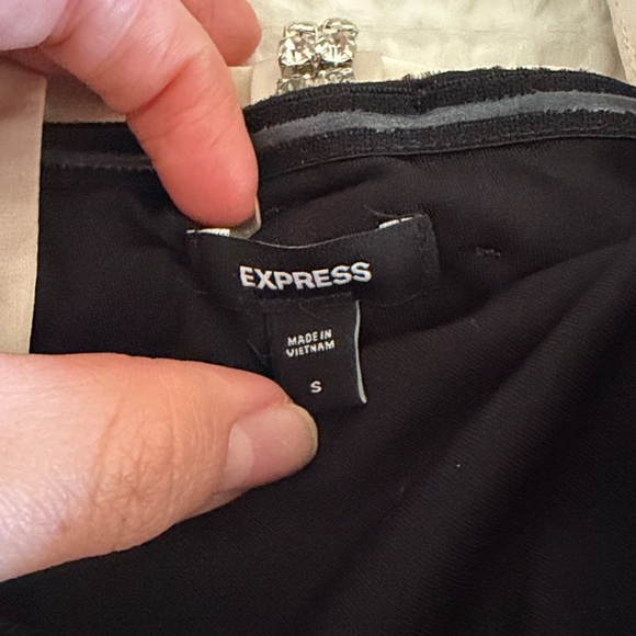 Express Bow Velvet Bodysuit - Picture 9 of 9